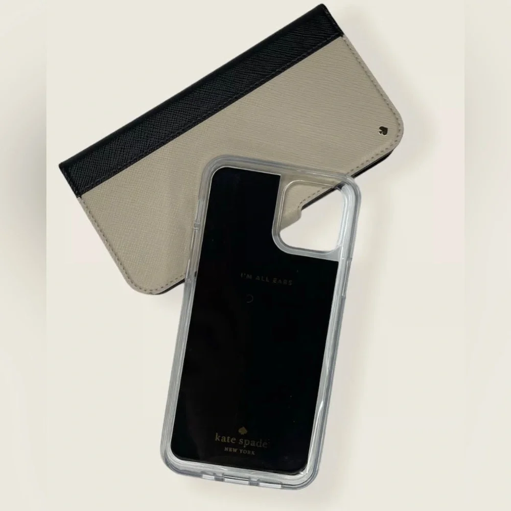 Kate Spade Staci Leather Magnetic Wrap Folio IPhone 12 Phone Case